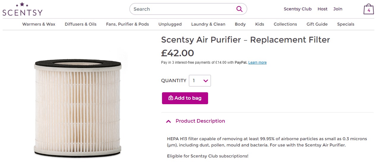 Scentsy Air Purifier