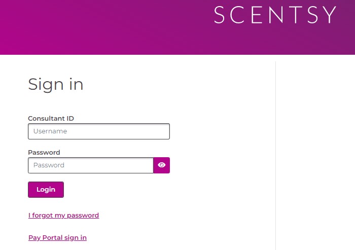 Scentsy Workstation Login UK