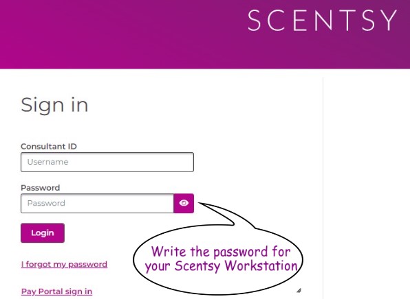 Scentsy Workstation Login 