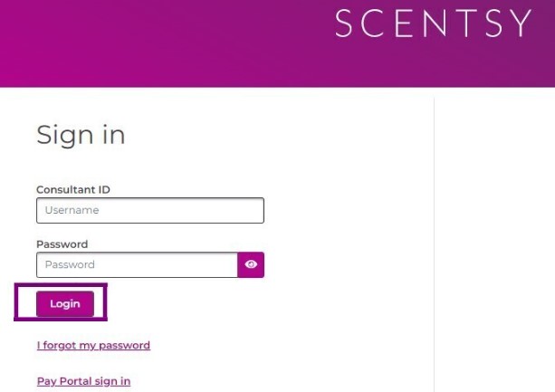 Scentsy Workstation Login